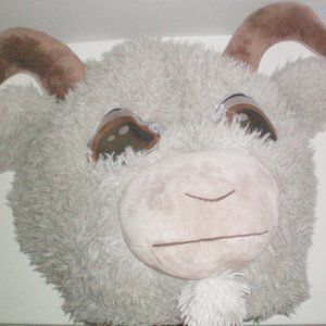 Plush Goat Oversize Halloween Mask Head